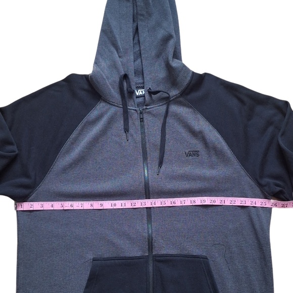 Vans Watshon Hoodie Men's XXL Black Full Zip Sweatshirt Skate Surf Street Style - Picture 4 of 8